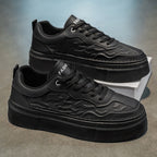 Damen Sportliche Sneakers mit erhöhtem Sohlenprofil und trendy Design