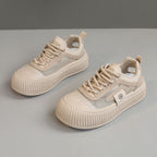 Damen Sportliche Sneaker mit atmungsaktiver Mesh-Oberfläche und verstärkter Sohle R&B