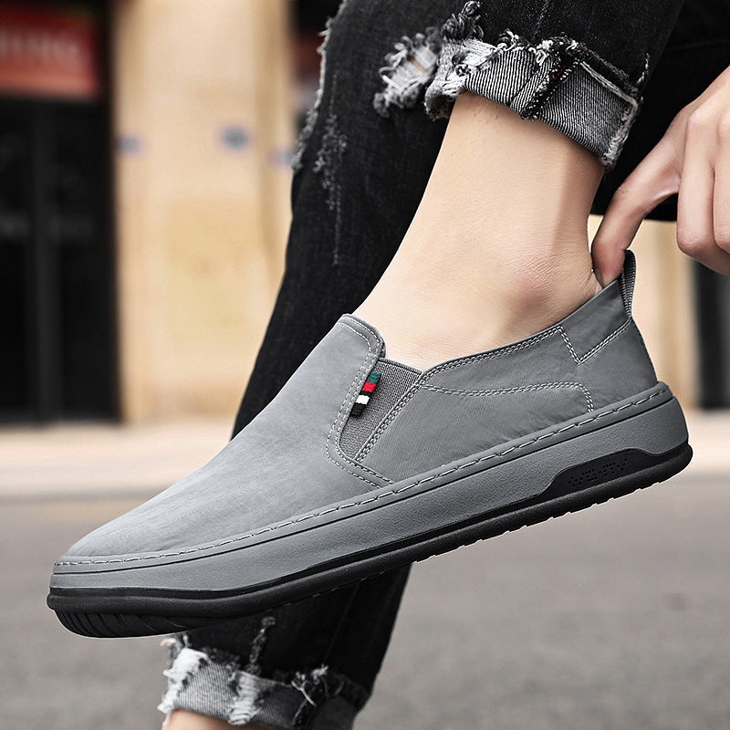 Damen Slip-On Sneakers mit atmungsaktiver Oberflächenstruktur