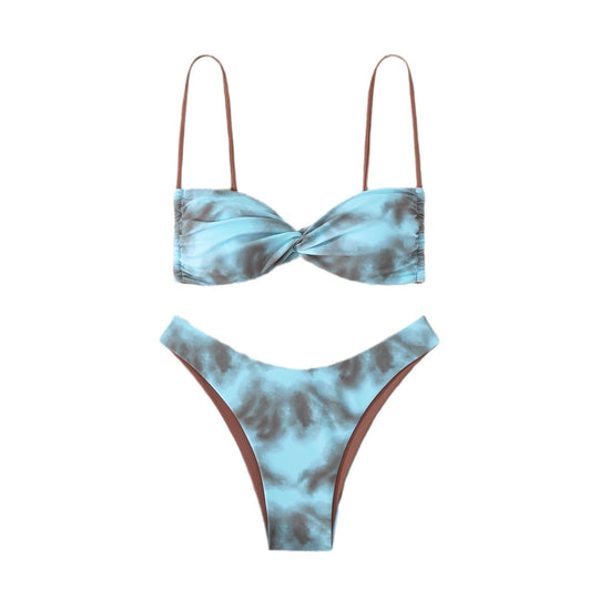 Damen Bikini-Set mit romantischem Twist-Design R&B