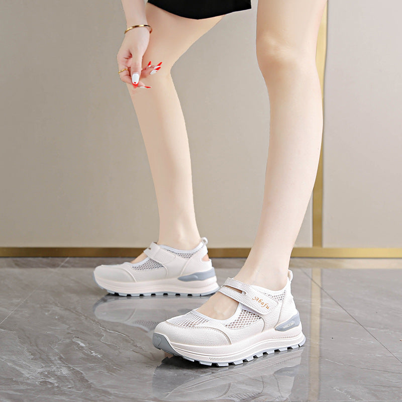 Damen Freizeitsneaker mit atmungsaktivem Mesh-Obermaterial und gepolsterter Innensohle R&B