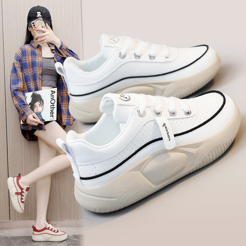 Damen Sportliche Sneakers mit atmungsaktiven Mesh-Einsätzen und rutschfester Sohle R&B