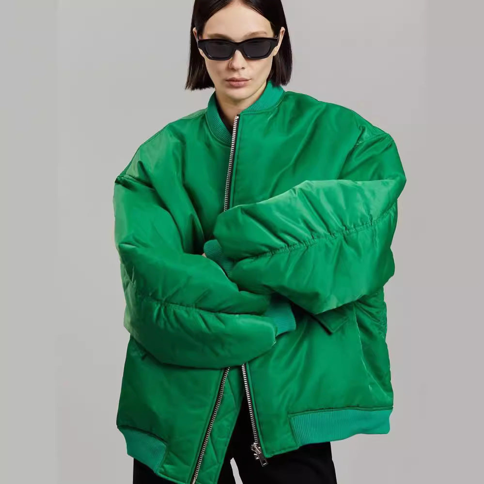 Damen Oversize-Pufferjacke R&B