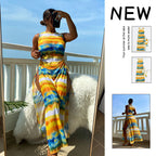 Damen Maxikleid mit trendigem Wickeldesign