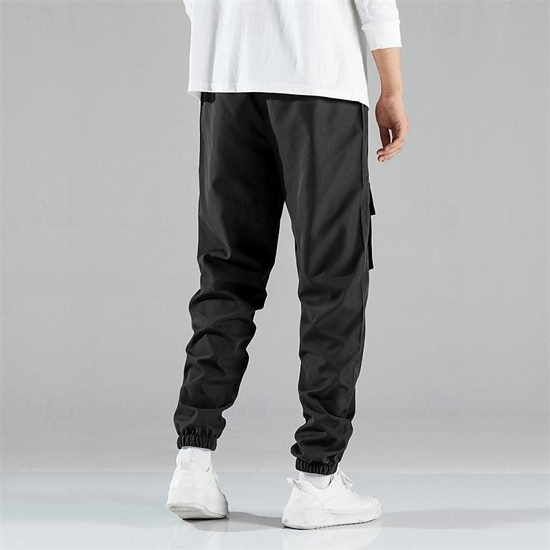 Herren Cargo-Hose mit elastischem Bund und multifunktionalen Taschen R&B