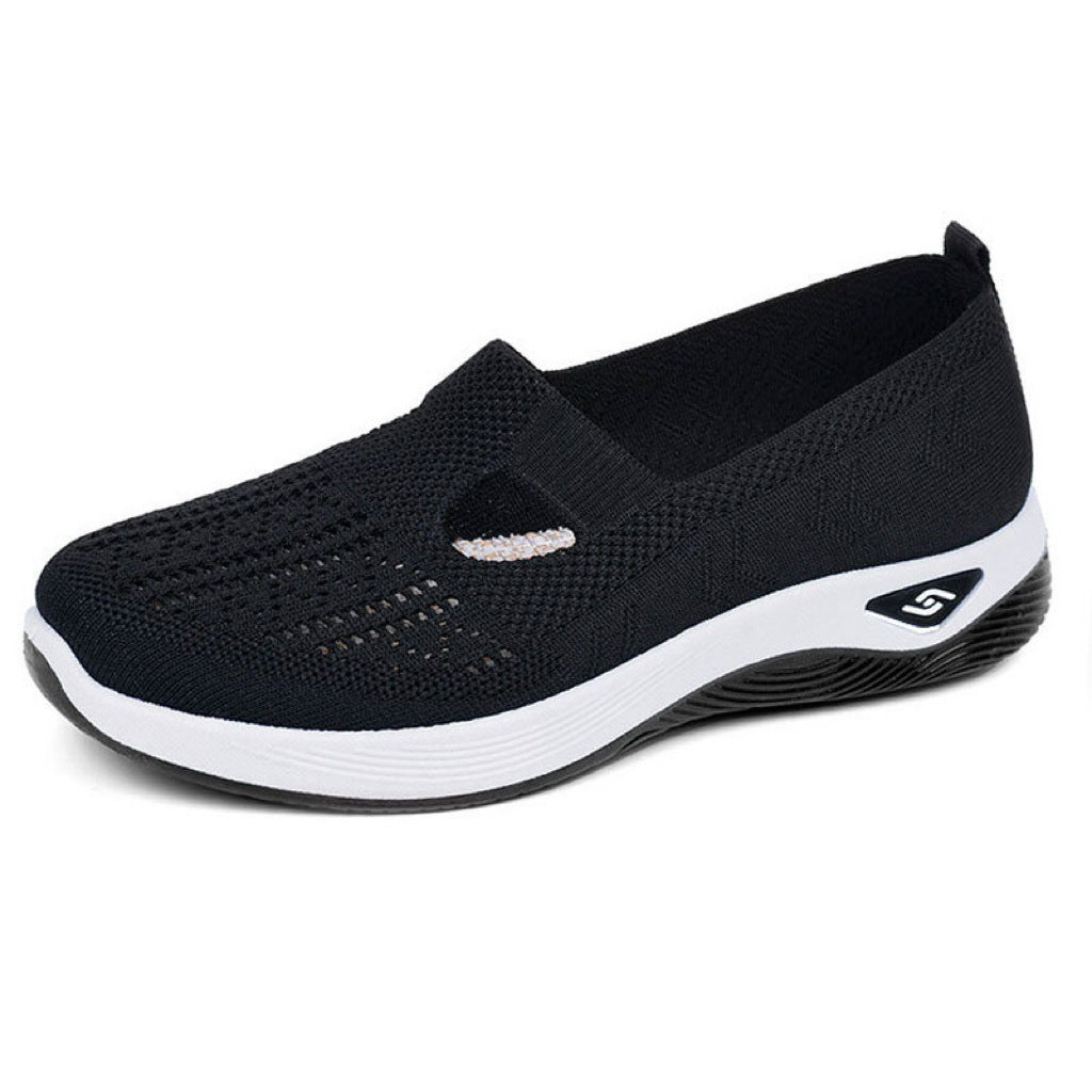 Damen Slip-On Sportschuhe mit luftdurchlässigem Netzdesign R&B