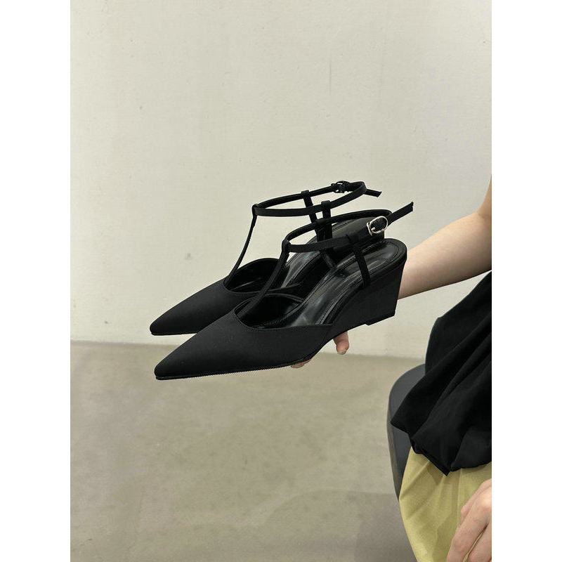 Damen schicke Slingback Pumps mit modischem Keilabsatz R&B