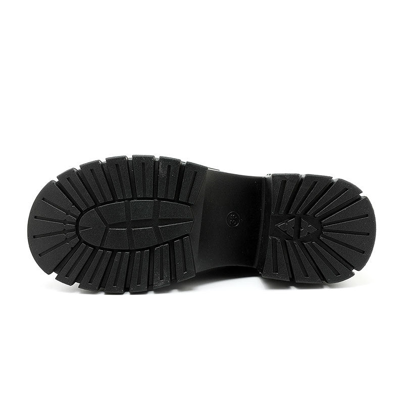 Damen Chunky Loafers mit modischem Schnallen-Design R&B