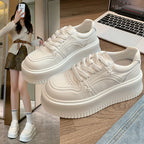 Damen Sneakers mit dickem Plateau und atmungsaktivem Obermaterial R&B