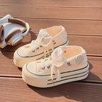 Damen Chunky Sneakers mit hohem Plateau und modischem Schnürsystem