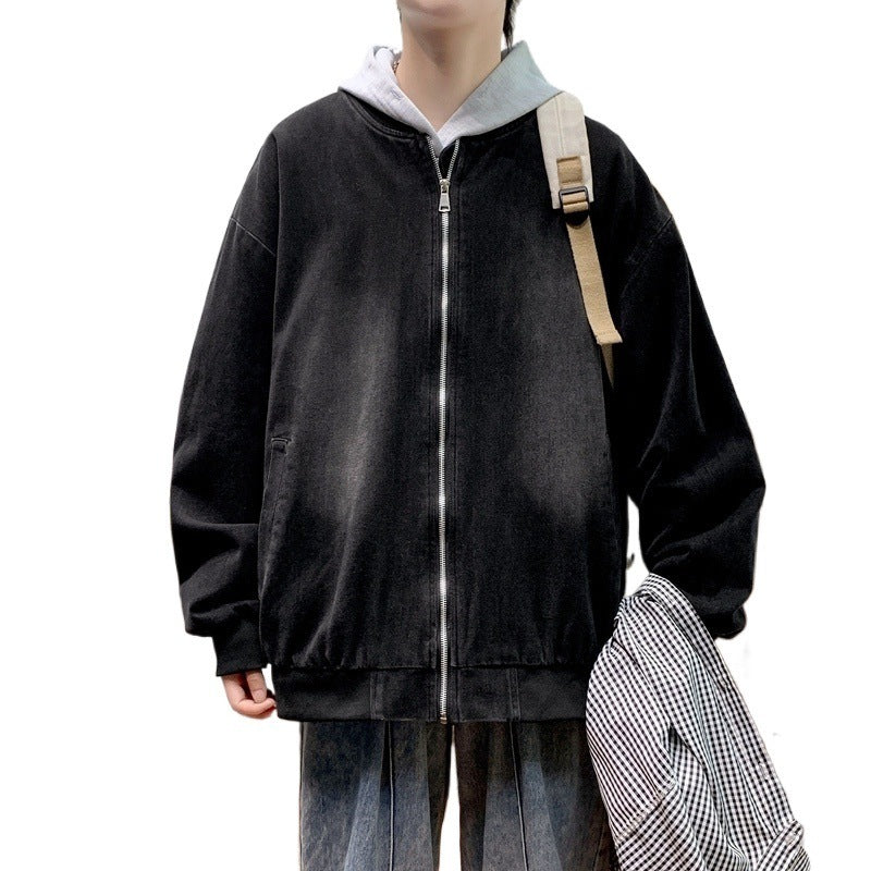 Herren entspannte Baumwolljacke im lässigen Stil R&B