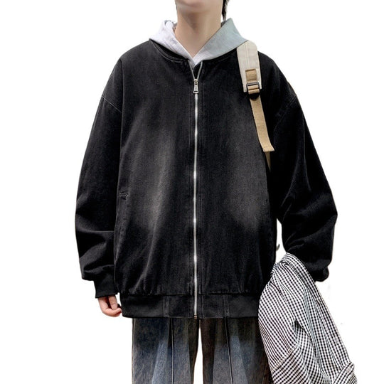 Herren entspannte Baumwolljacke im lässigen Stil R&B