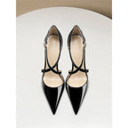 Damen elegante Slingback High Heel Schuhe R&B