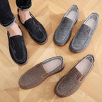 Damen bequeme Mokassins mit elastischem Einstieg und modischem Design