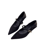 Damen elegante Mary Jane Pumps mit modischer Schnalle R&B