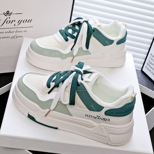 Damen modische Sneaker mit atmungsaktivem Obermaterial und gepolsterter Sohle R&B