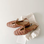 Damen Elegante Slingback-Sandalen mit raffiniertem Netzdesign und bequemer Riemenverstellung