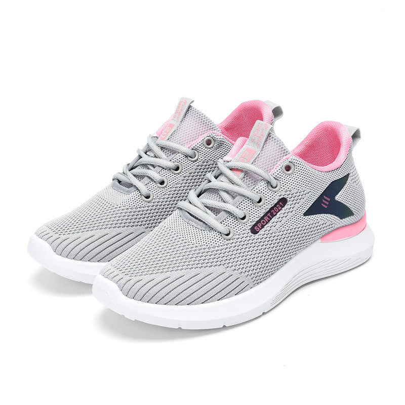 Damen Sportliche Atmungsaktive Sneakers mit flexiblem Mesh-Obermaterial R&B