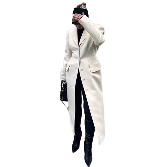 Damen Elegante Oversized Blazerjacke R&B