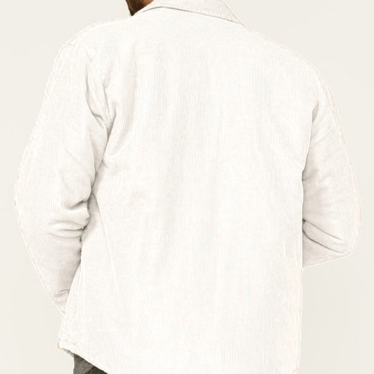 Herren samtige Überziehjacke R&B