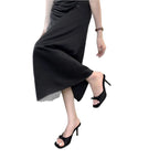 Damen elegante Mules mit Schleifenakzent R&B