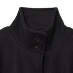 Damen nan Kurzcape mit Stehkragen, Knopfverschluss und Bindegürtel R&B
