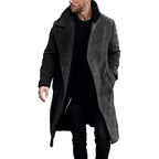 Herren klassischer Wollmantel