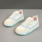Damen modische Freizeitsneaker mit atmungsaktiver Oberflächenstruktur und rutschfester Sohle R&B