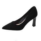 Damen elegante Business-Pumps mit dekorativem Absatz R&B