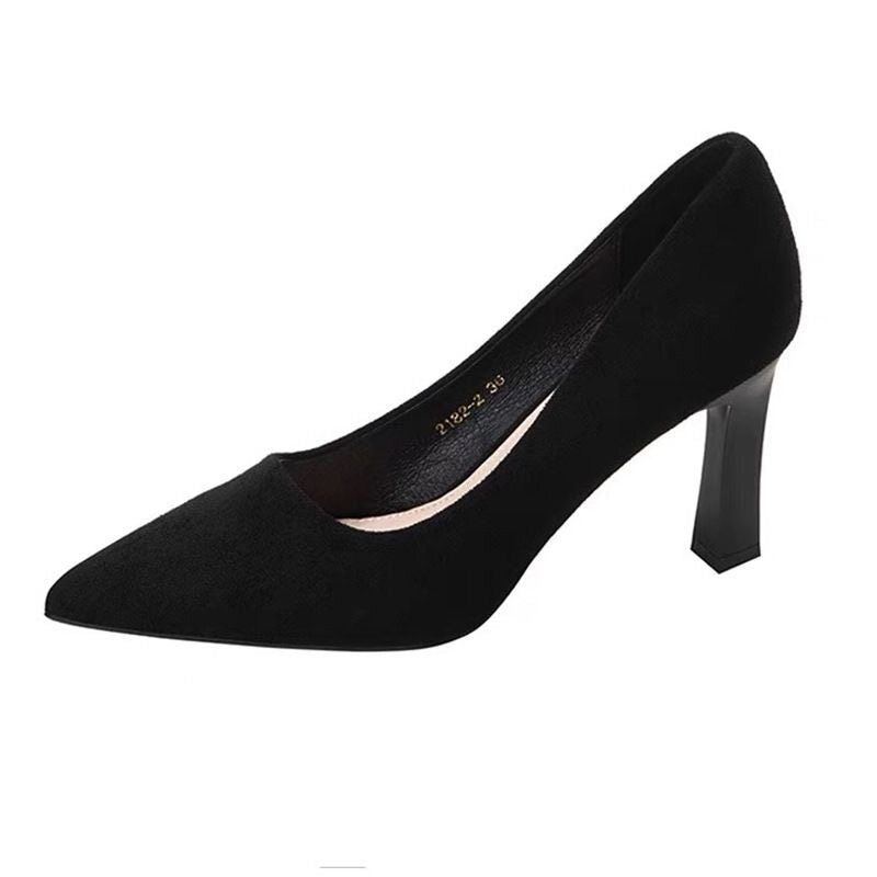 Damen elegante Business-Pumps mit dekorativem Absatz R&B