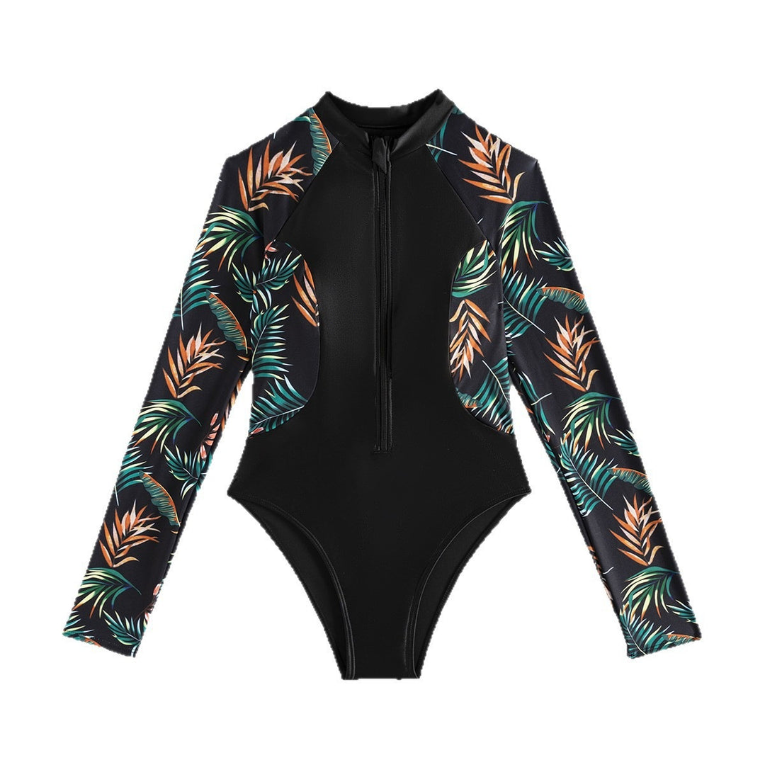 Damen Langärmliger Neopren-Schwimmanzug R&B