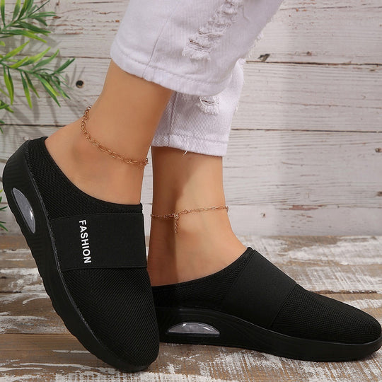 Damen Komfortable Slipper mit atmungsaktivem Obermaterial R&B
