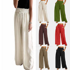Damen Weite Palazzo-Hose mit elastischem Bund und praktischen Taschen R&B