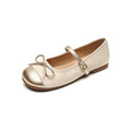 Damen Ballerinas mit dekorativem Riemchen und eleganter Schleifenapplikation