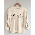 Damen Sweatshirt mit inspirierendem Schriftzug und weichem Material