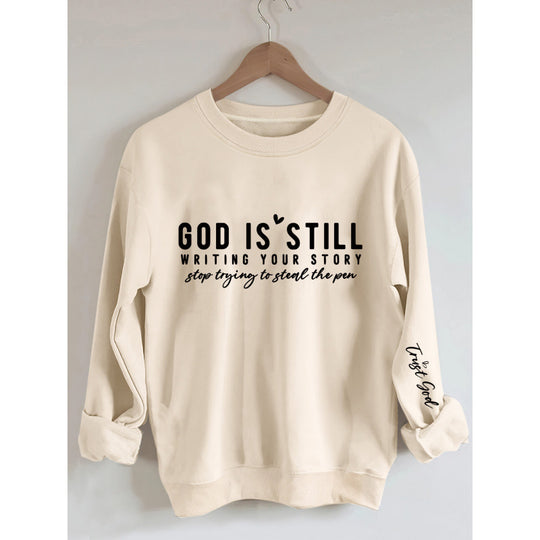 Damen Sweatshirt mit inspirierendem Schriftzug und weichem Material R&B