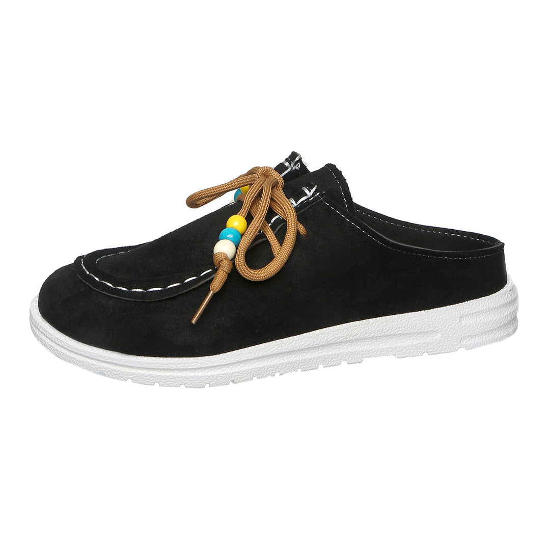 Damen Bequeme Clogs mit modischem Schnitt und dekorativem Riemendesign R&B