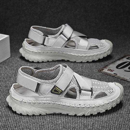 Damen Sportliche Aquasandalen mit verstellbaren Riemen und rutschfester Sohle R&B