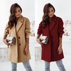 Damen klassischer Oversized-Blazer mit elegantem Revers R&B
