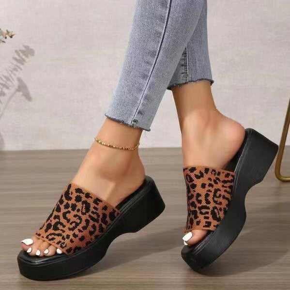Damen Komfortable Blockabsatz-Sandalen mit breitem Riemen R&B