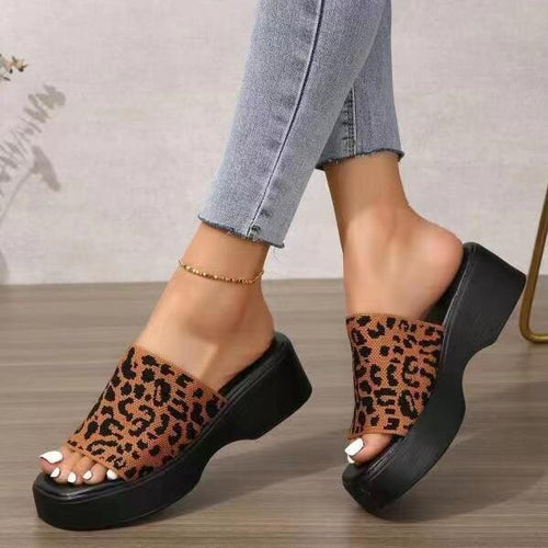 Damen Komfortable Blockabsatz-Sandalen mit breitem Riemen R&B