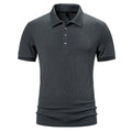 Herren modisches Kurzarm-Polohemd mit strukturiertem Design und hochwertigem Material
