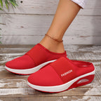 Damen Bequeme Slip-On Clogs mit atmungsaktiver Mesh-Oberfläche und flexibler Sohle