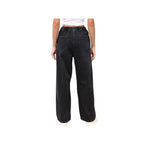 Damen Weite Denim-Hose mit elastischem Bund