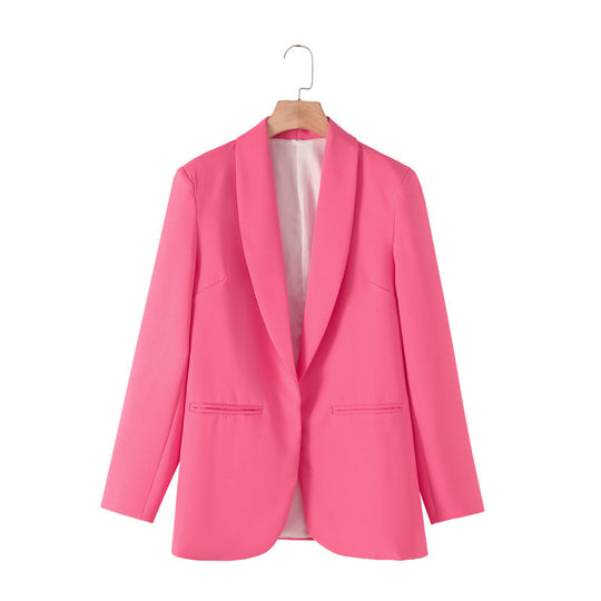 Damen eleganter Blazer mit einzigartigem Schnitt und Taschen R&B