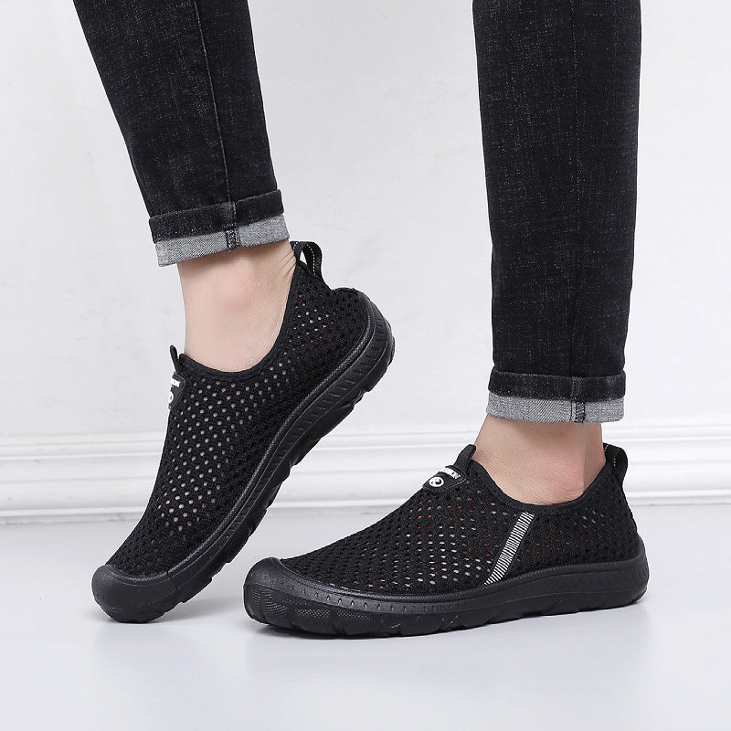 Damen atmungsaktive Freizeitschuhe aus Mesh-Material