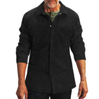 Herren leichte Baumwolljacke mit doppelten Brusttaschen R&B