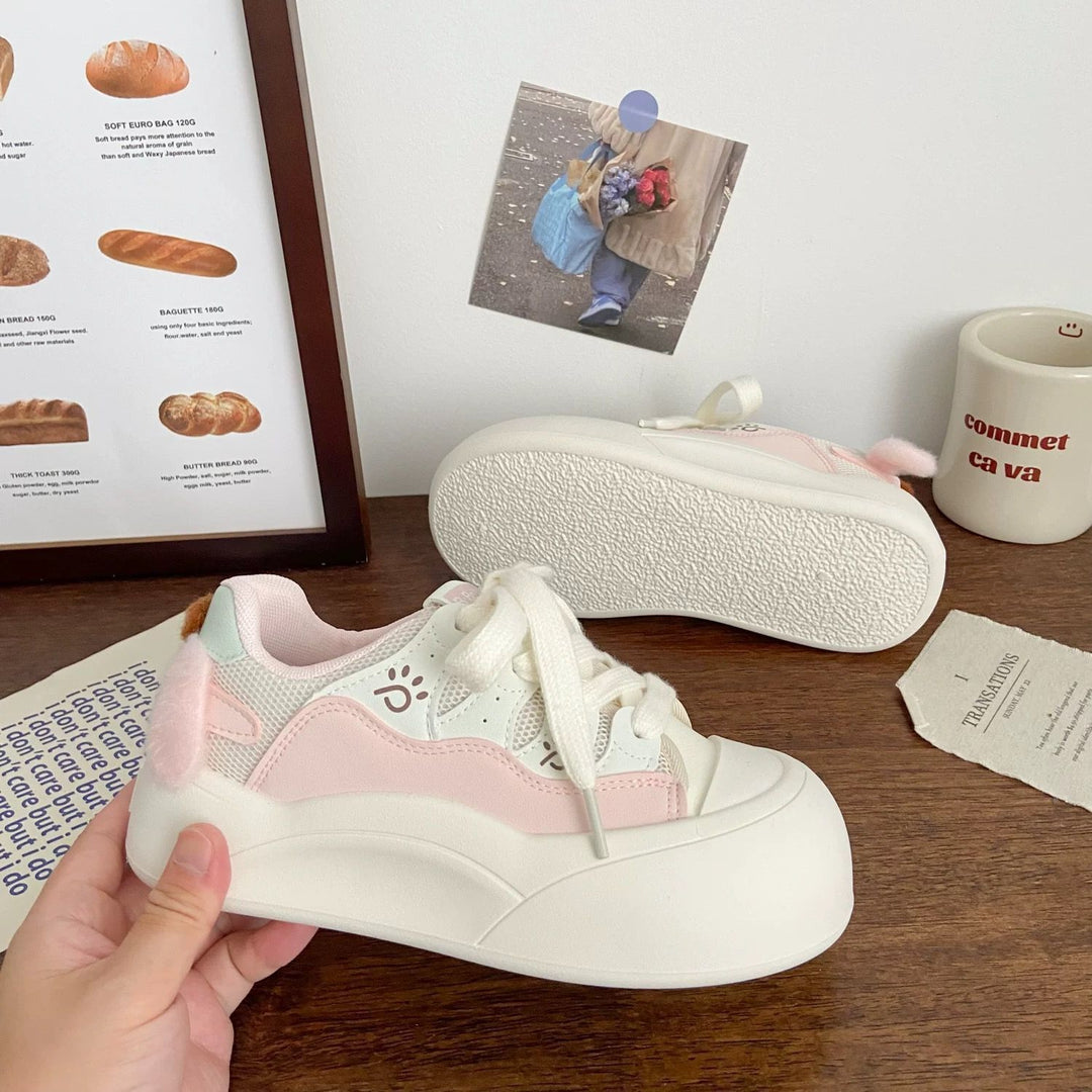Damen Trendy Sneakers mit süßen Dekorationen und komfortabler Dämpfung R&B