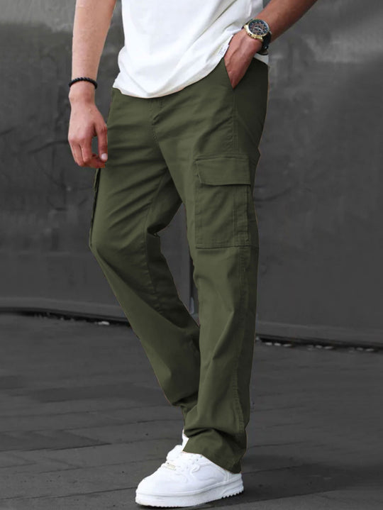 Herren Cargo-Hosen mit multifunktionalen Taschen und atmungsaktivem Stoff R&B