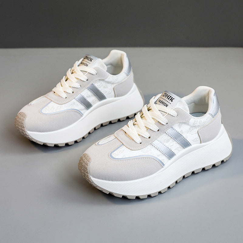 Damen modische Sneakers mit verstärktem Sohlenprofil und atmungsaktivem Obermaterial R&B